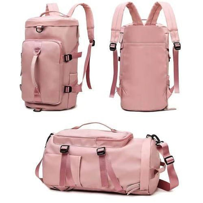 Mochila de gimnasio ligero con compartimento para zapatos,