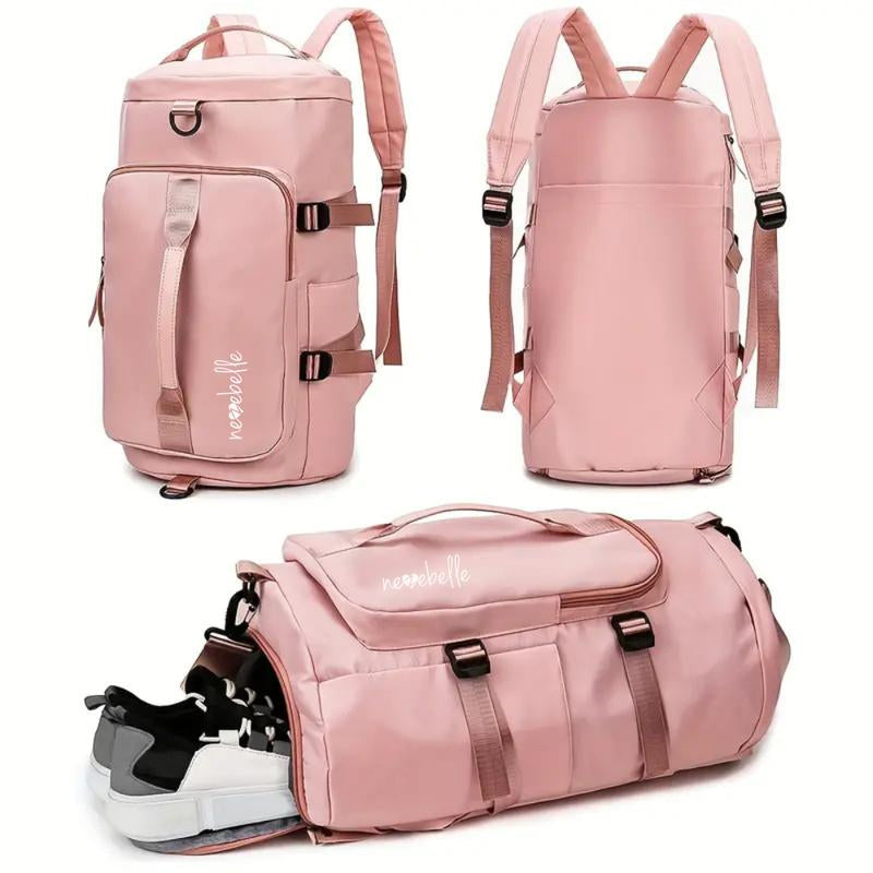 Mochila de gimnasio ligero con compartimento para zapatos,