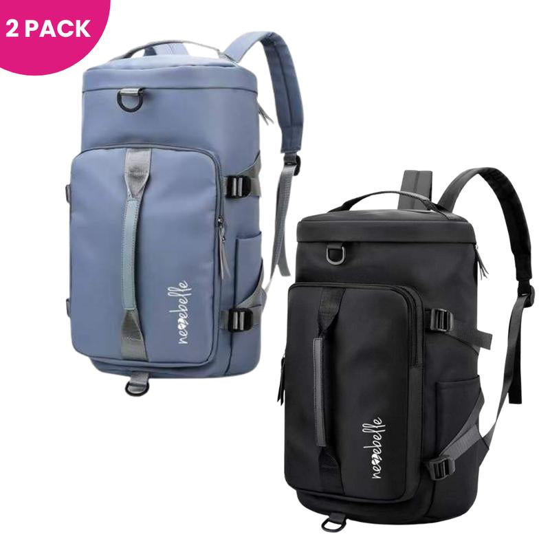 Mochila de gimnasio ligero con compartimento para zapatos,