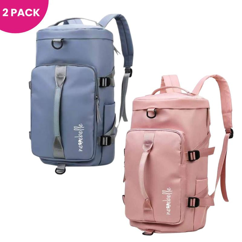 Mochila de gimnasio ligero con compartimento para zapatos,